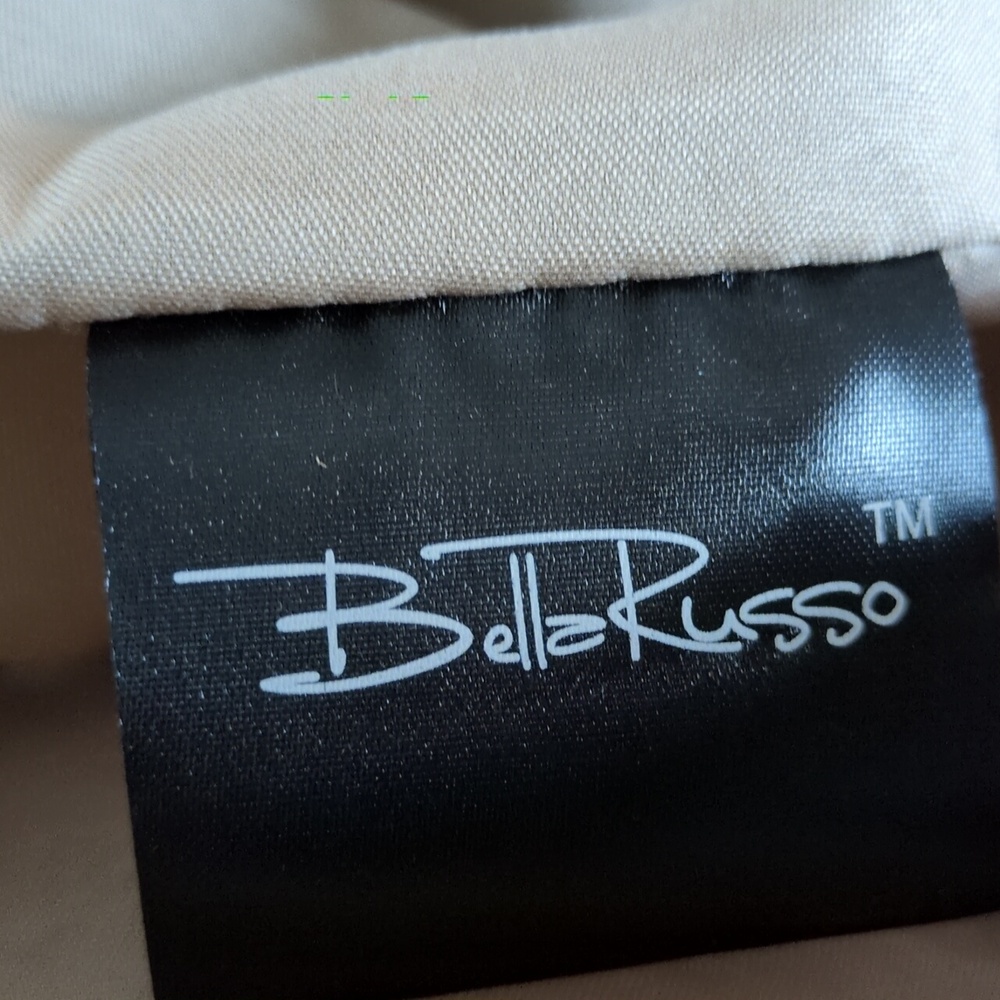 New Bella Russo Quality Beautiful Brown Tote With Huge Zipper & Pockets Inside - Picture 7 of 7
